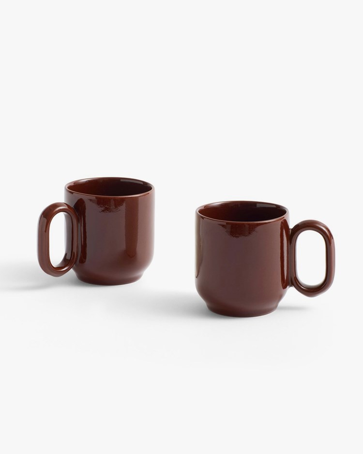 Hay Barro Cup Set Of 2 Burgundy