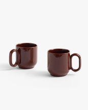 Hay Barro Cup Set Of 2 Burgundy