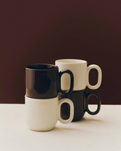 Hay Barro Cup Set Of 2 Off White