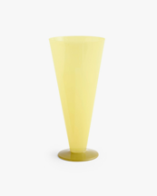 Hay Conical Vase L Yellow/Lime Green