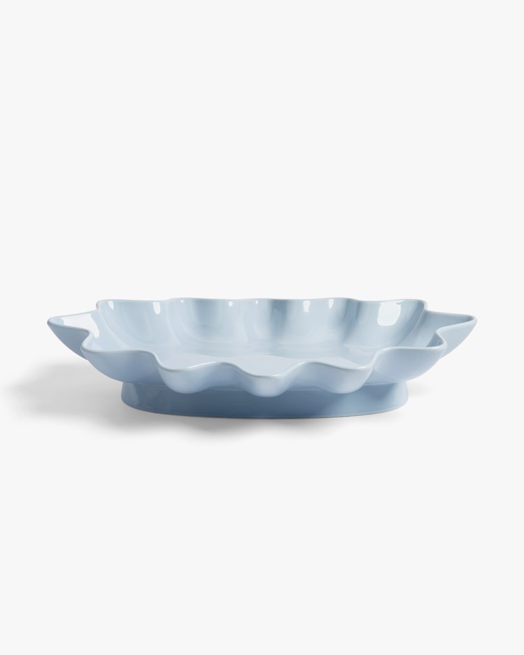 &Klevering Bowl Sun Oval L Ice Blue