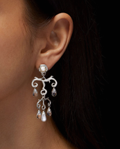 Maria Nilsdotter Secret Garden Chandelier Earring Silver