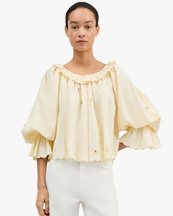Skall Studio Fleurie Blouse Buttermilk