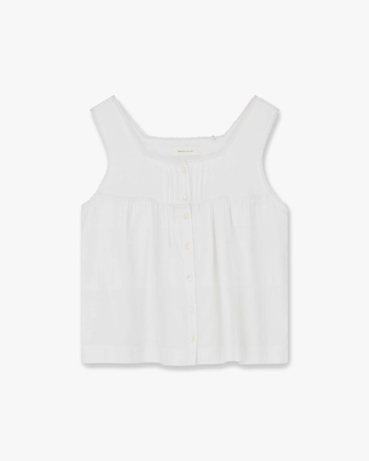 Skall Studio Clea Top Optic White