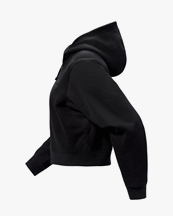 Arc'teryx Emblem Fleece Full Zip Crop Hoody W Black