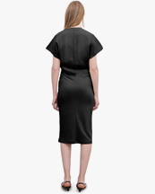 House of Dagmar Stretch Jersey Dress Washed Black