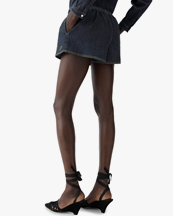 Jacquemus Le Short De-Nimes Amelo Denim Shorts Dark Navy