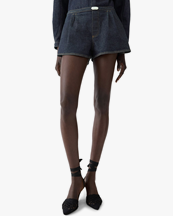 Jacquemus Le Short De-Nimes Amelo Denim Shorts Dark Navy