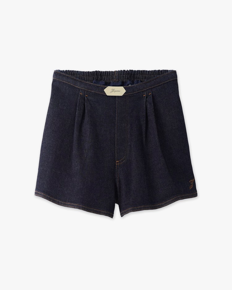 Jacquemus Le Short De-Nimes Amelo Denim Shorts Dark Navy