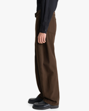 LEMAIRE Twisted Belted Pants Cacao