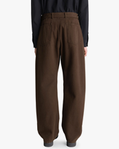 LEMAIRE Twisted Belted Pants Cacao