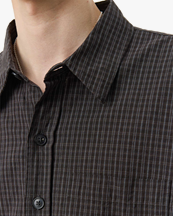 Mfpen Priority Shirt Dark Linen Check