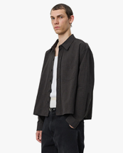 Mfpen Priority Shirt Dark Linen Check