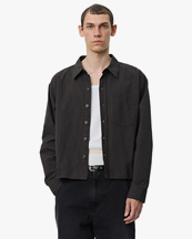 Mfpen Priority Shirt Dark Linen Check