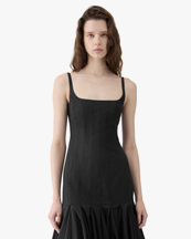 Jacquemus La Robe Agave Dress Black