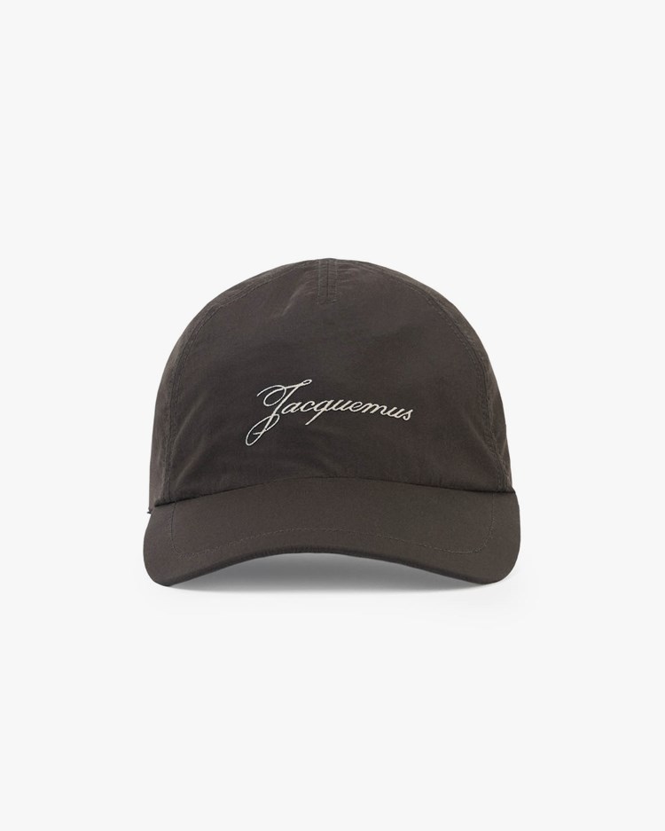 Jacquemus La Casquette Baluchon Cap Dark Brown