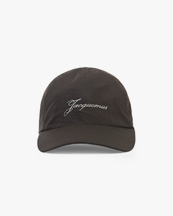 Jacquemus La Casquette Baluchon Cap Dark Brown