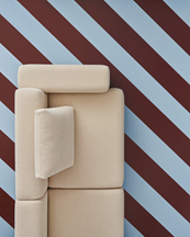 Hay Mags Soft Wide 2,5 Seater Sofa Tartaglia Ochre White