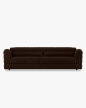 HK Living Club Couch Royal Velvet Espresso