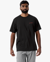 Arc'teryx Kragg Sl Cotton Blurred Bird Ss M Black/Dynasty