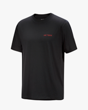 Arc'teryx Kragg Sl Cotton Blurred Bird Ss M Black/Dynasty