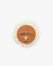 By Malene Birger Henna Brooch Soft White