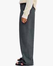 Filippa K Milo Pinstripe Trousers Mid Grey