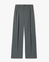 Filippa K Milo Pinstripe Trousers Mid Grey