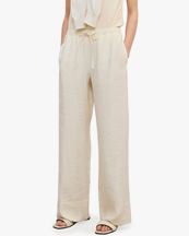 House of Dagmar Drawstring Trousers Off White