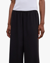 House of Dagmar Fluid Crepe Trousers Black