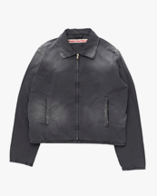 Stockholm Surfboard Club Phil Cotton Logo Jacket Black