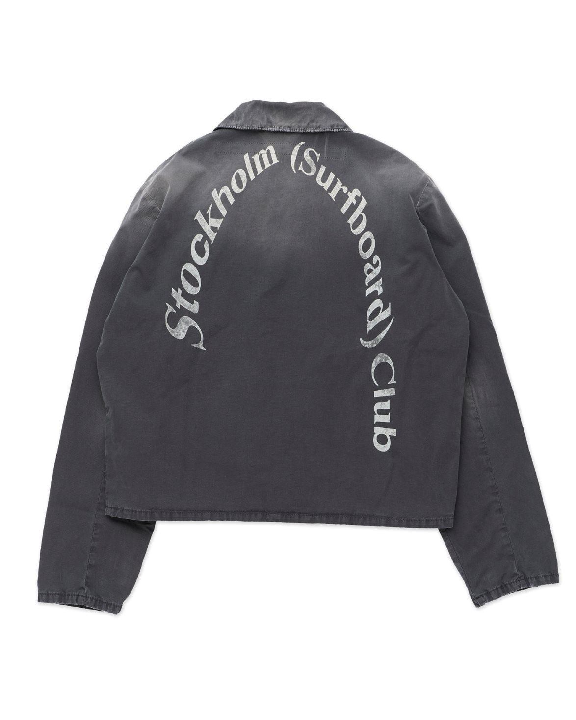 Stockholm Surfboard Club Phil Cotton Logo Jacket Black - Vallgatan 12