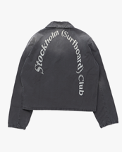 Stockholm Surfboard Club Phil Cotton Logo Jacket Black