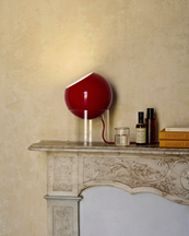 &Tradition Topan Table Lamp Vp13 Vermillion Red
