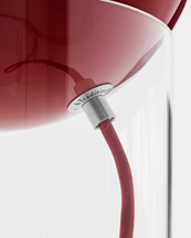 &Tradition Topan Table Lamp Vp13 Vermillion Red