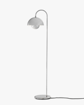 &Tradition Flowerpot Floor Lamp Vp12 Chrome Plated