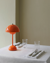 &Tradition Flowerpot Portable Lamp Vp9 Zesty Orange
