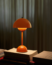 &Tradition Flowerpot Portable Lamp Vp9 Zesty Orange