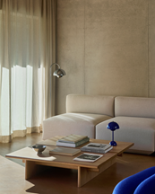 &Tradition Flowerpot Portable Lamp Vp9 Cobalt Blue