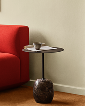 &Tradition Lato Table Ln8 Warm Black & Emperador