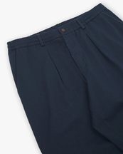 Universal Works Pleated Track Pant Twill Navy
