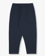 Universal Works Pleated Track Pant Twill Navy