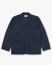 Universal Works Three Button Jacket Twill Navy