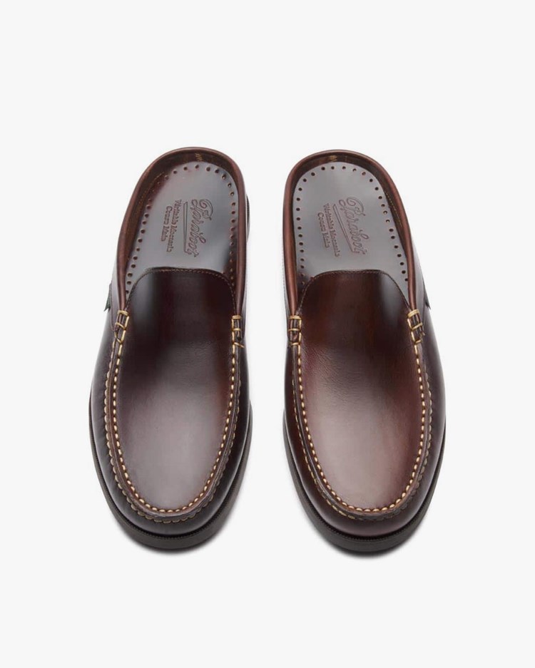 Paraboot Bahamas Slipper M America Brown Leather - Vallgatan 12