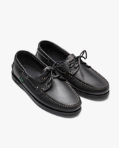Paraboot Barth Boat Shoes M Black Leather