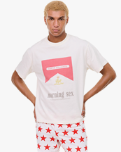 Carne Bollente Breakfast In Bed T-Shirt Off White