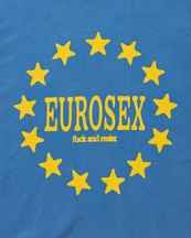 Carne Bollente Eurosex T-Shirt Off-Blue