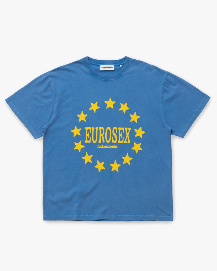 Carne Bollente Eurosex T-Shirt Off-Blue