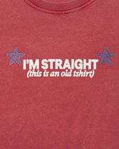 Carne Bollente Straight Up Gay T-Shirt Off-Red