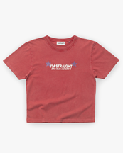 Carne Bollente Straight Up Gay T-Shirt Off-Red